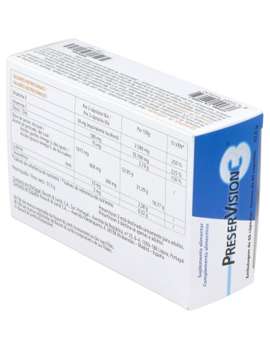 Preservisión 3, 60 Cápsulas