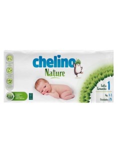Chelino Nature Pañales Talla 1, 28 Unidades