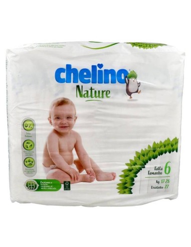 Chelino Nature Pañales Talla 6, 27 Unidades