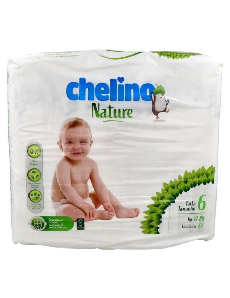 Chelino Nature Pañales Talla 6, 27 Unidades