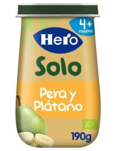 Hero Baby Solo Potito Eco Pera-Platano 190Gr.