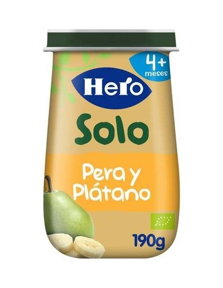 Hero Baby Solo Potito Eco Pera-Platano 190Gr.
