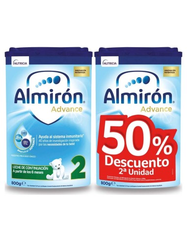 Duplo Almirón Advance 2 Leche De Continuación, 2 X 800 Gr