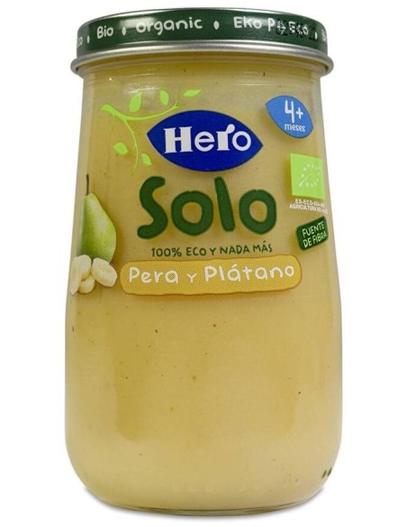 Hero Baby Solo Potito Eco Pera-Platano 190Gr.
