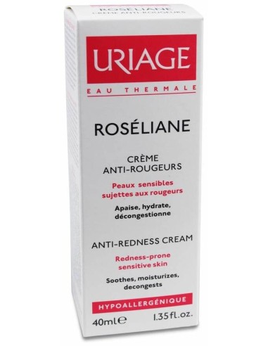 Uriage Roséliane Crema Anti-Rojeces Piel Sensible, 40 Ml
