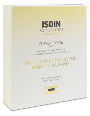 Isdin Isdinceutics Flavo-C Forte Sérum Facial Revitalizante, 1 Frasco