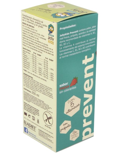 Jelly Kids Prevent 250Ml.Jarabe (Sabor Fresa)