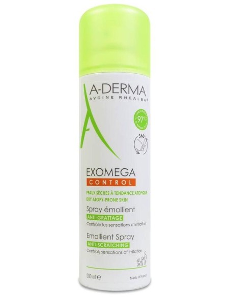 A-Derma Exomega Control Anti-Rascado Spray Emoliente 200Ml