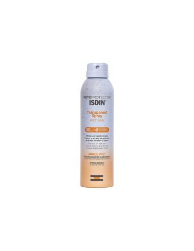 Isdin Fotoprotector Transparent Spray Wet Skin Spf 50, 250 Ml