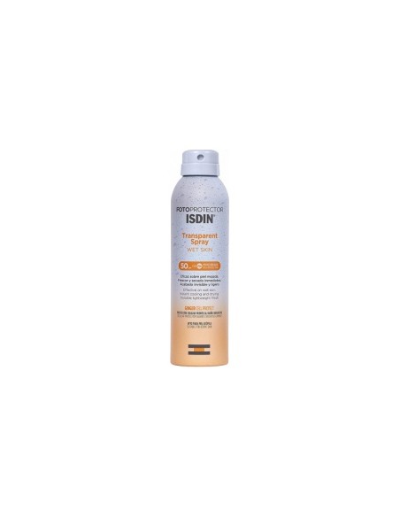 Isdin Fotoprotector Transparent Spray Wet Skin Spf 50, 250 Ml