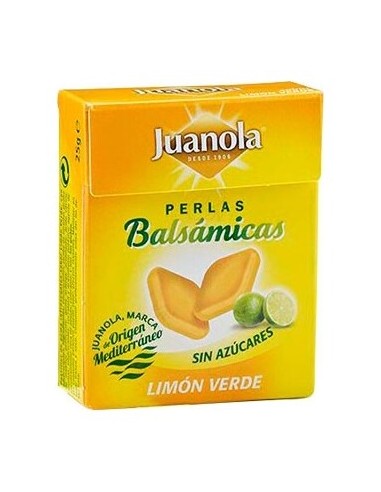 Juanola Perlas Balsámicas Limón Verde, 25 G