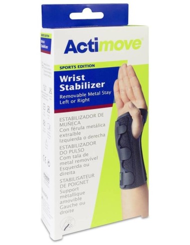 Bsn Actimove Muñequera Estabilizadora Ambidiestra Talla L, 1 Unidad
