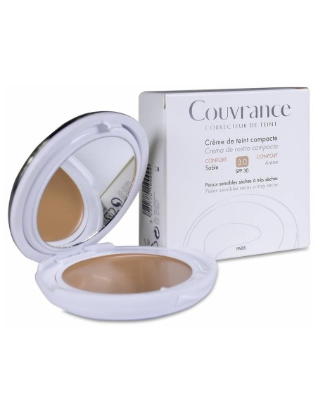 Avène Couvrance Confort Crema Compacta Tono 3 Arena Spf 30, 9,5 G