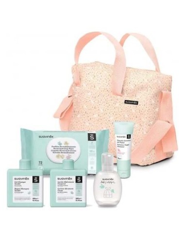 Suavinex Bolso Cosmética Bebé Rosa, 1 Unidad