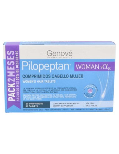 Genové Pilopetan Woman 5 Alfa, 60 Comprimidos