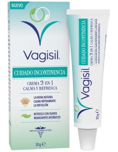 Vagisil Cuidado Incontinencia Crema 2-En-1 Calma Y Refresca 30G 2