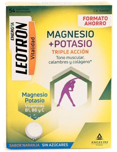 Leotron Magnesio + Potasio, 54 Comprimidos