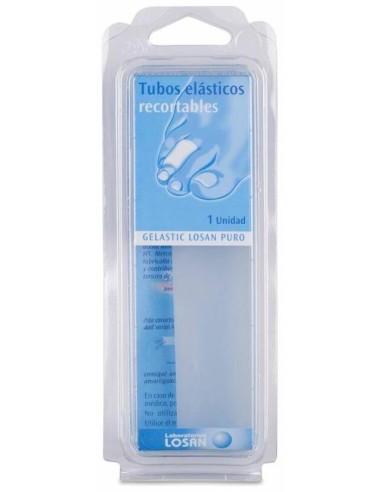 Gelastic Tubos Elásticos Recortables 100% Gel, Talla L, 18 Mm, 1 Ud