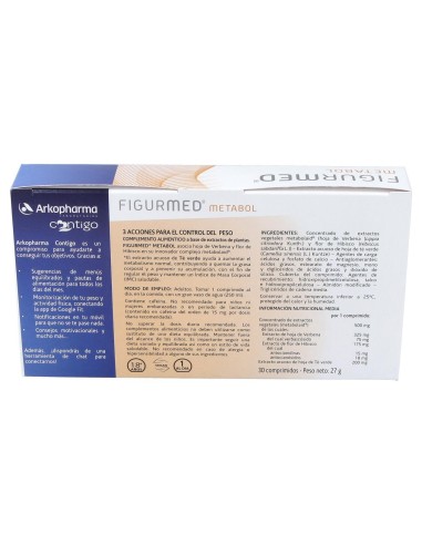 Arkopharma Figurmed Metabol, 30 Cápsulas