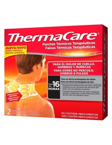 Thermacare Parches Térmicos Cuello Hombro, 2 Unidades