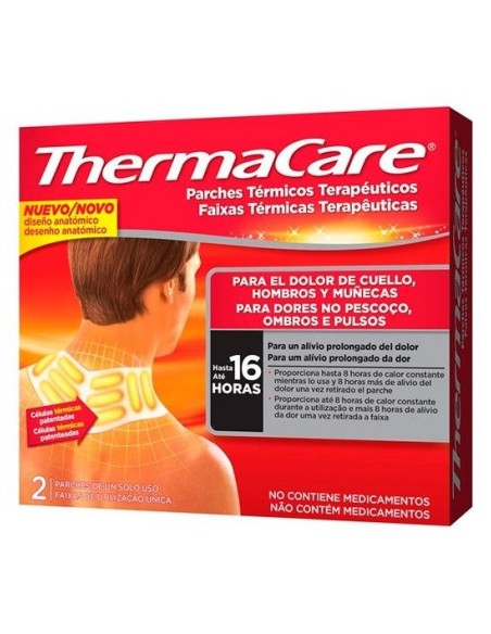 Thermacare Parches Térmicos Cuello Hombro, 2 Unidades