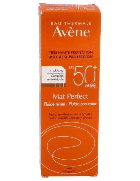 Avène Mat Perfect Fluido Spf50+ Color, 50 Ml