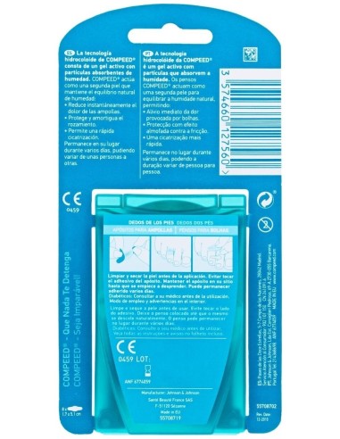 Compeed Ampollas Dedos De Los Pies, 8 Uds