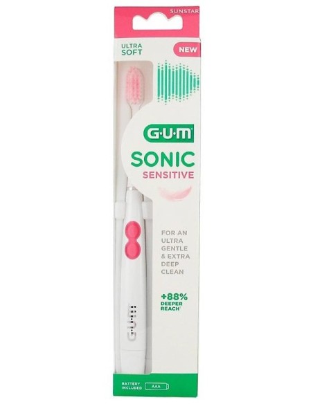 Sunstar Cepillo Gum Sonic Sensitive, 1 Unidad