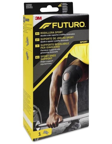 3M Futuro Rodillera Sport Neopreno Ajustable Talla Única, 1 Unidad