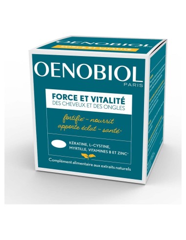 Oenobiol Fuerza Y Vitalidad De Cabello Y Uñas, 60 Comprimidos