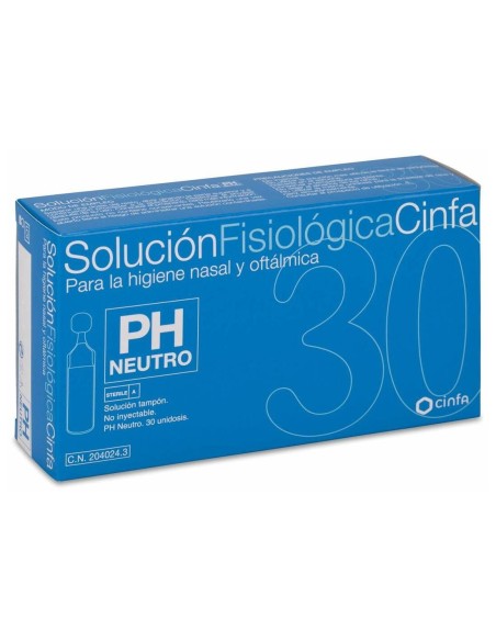Cinfa Solución Fisiológica, 30 Monodosis