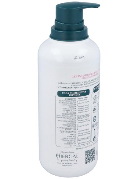 Dr Tree Gel Íntimo Dermoprotector Hipoalergénico Sensible 400Ml