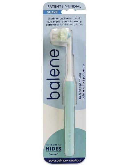 Balene Cepillo Dental Suave Verde Agua, 1 Unidad