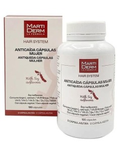 Martiderm Hair System Cápsulas Mujer. 120 Unidades