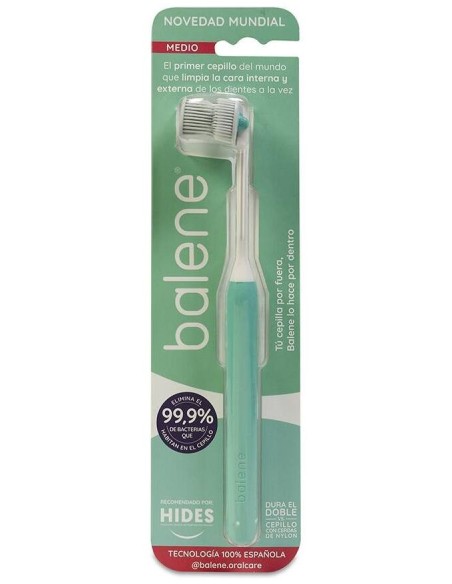 Balene Oral Care Cepillo Medio Turquesa 1Ud