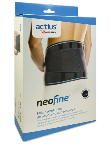 Orliman Actius Faja Sacro-Lumbar De Neopreno Reforzada Talla 4 Acn603, 1 Unidad