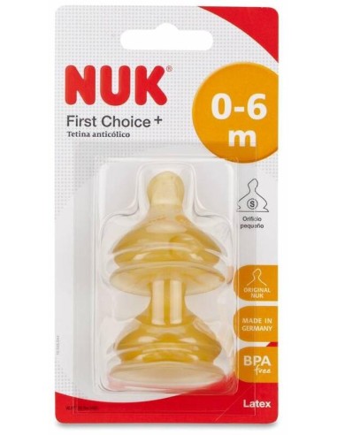 Nuk Fc Tetina Látex Talla S 0-6 M, 2 Uds