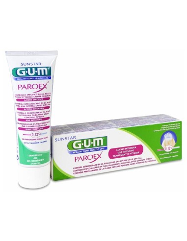 Gum Paroex Tratamiento Periodontitis Gel Dentífrico, 75 Ml