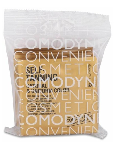 Comodynes Self-Tanning Color Uniforme Natural Toallitas, 8 Uds