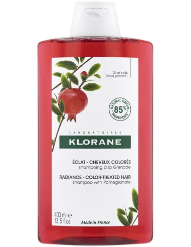 Klorane Champú Sublimador A La Granada, 400 Ml