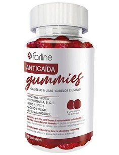 Farline Gummies Anticaída, 60 Unidades