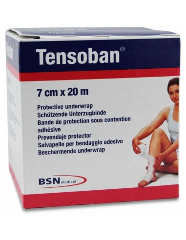 Tensoban Protector Del Vendaje Adhesivo 7 Cm X 20 Metros