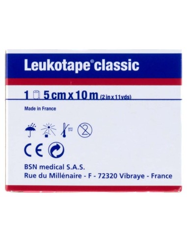 Leukotape Classic 5 Cm X 10 M, 1 Ud
