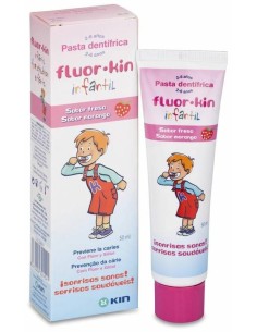 Fluor Kin Pasta Dental Infan Fresa 2-6 Años 50Ml