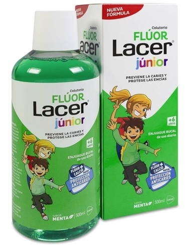 Lacer Colutorio Fluor Diario 0,05% Menta, 500 Ml