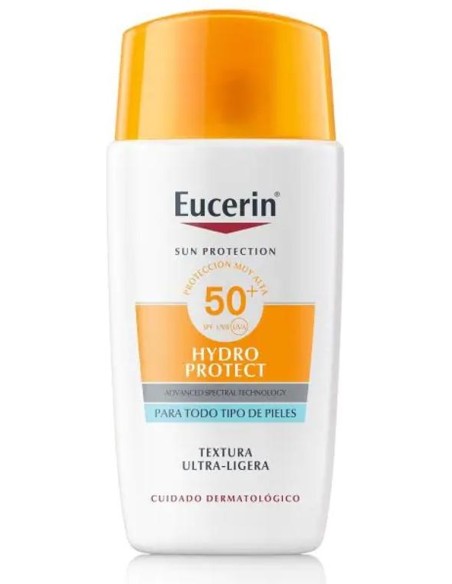 Eucerin Protector Solar Facial Hydro Protect Ultra Light Spf 50+, 50 Ml