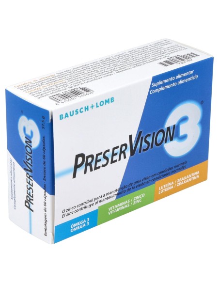 Preservisión 3, 60 Cápsulas