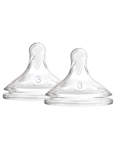 Dr. Brown'S Tetina Silicona Options + Boca Ancha 6 Meses 2Uds