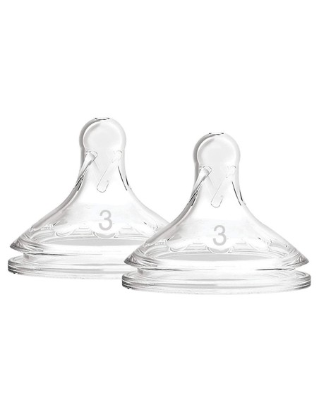 Dr. Brown'S Tetina Silicona Options + Boca Ancha 6 Meses 2Uds