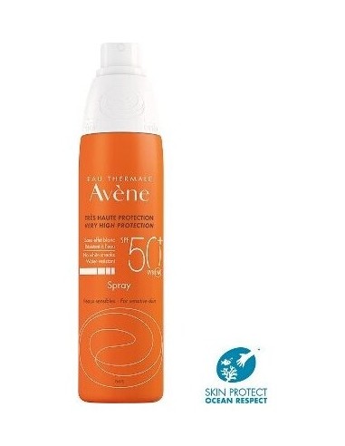 Avène Spray Solar Spf50+ Pieles Sensibles 200Ml